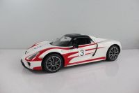 RASTAR 70710W Машина р/у 1:14 PORSCHE 918 Spyder, цвет белый 40MHZ
