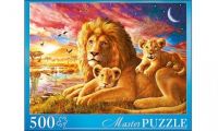 Masterpuzzle 6168 Пазл Адиан Честерман Львы на закате, 500 элементов