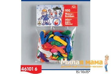 Everts 461016 Разноцветные шарики для водяных бомбочек, 100 штук