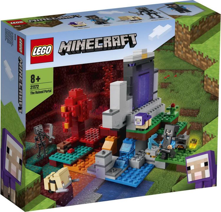LEGO (Лего) 21172-L Конструктор LEGO Minecraft Разрушенный портал