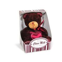 Orange Toys C003/30 Мягкая игрушка Медведь Choco с сердцем, 30 см