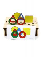 Woodlandtoys 151102 Настольная игра Woodlandtoys Панорама. Сложная геометрия 16*10*4,5 см