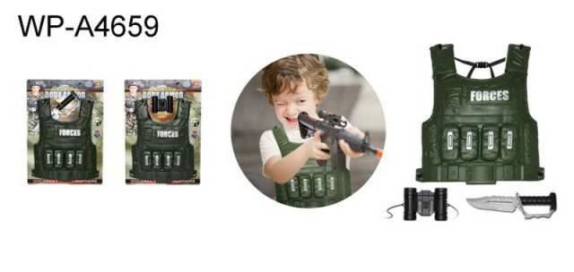 ABtoys (АБтойс) PT-01408 Игровой набор ABtoys Боевая сила Военный жилет и бинокль