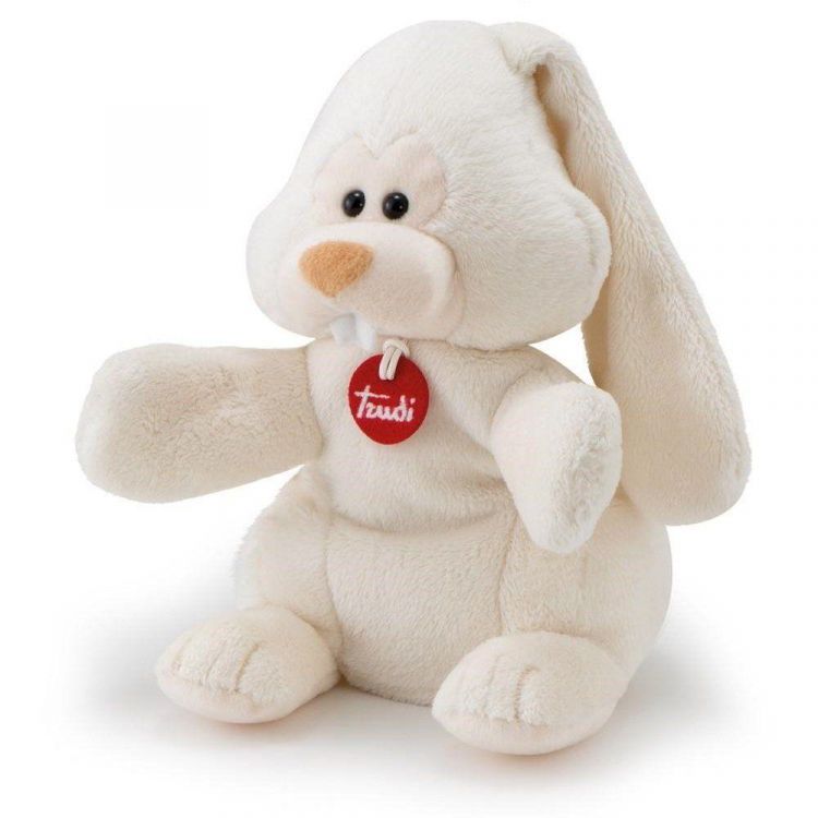Trudi 29958 Мягкая игрушка Заяц Вирджилио (игрушка на руку), 25 см