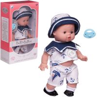 Junfa WJ-21826 Пупс-кукла Junfa Baby Ardana в костюме моряка с аксессуарами 32см