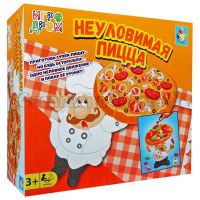 1toy Т13552 Игра настольная "Неуловимая пицца"