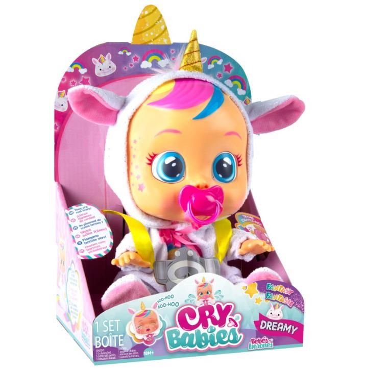 IMC Toys 99180-IN Кукла IMC Toys Cry Babies Плачущий младенец, Серия Fantasy, Dreamy, 31 см