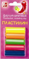 Пластилин Флуоресцентный, 5 цветов