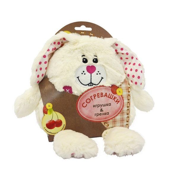 Maxitoys MT-MRT0414029 Мягкая игрушка-грелка Зайчонок, 19 см