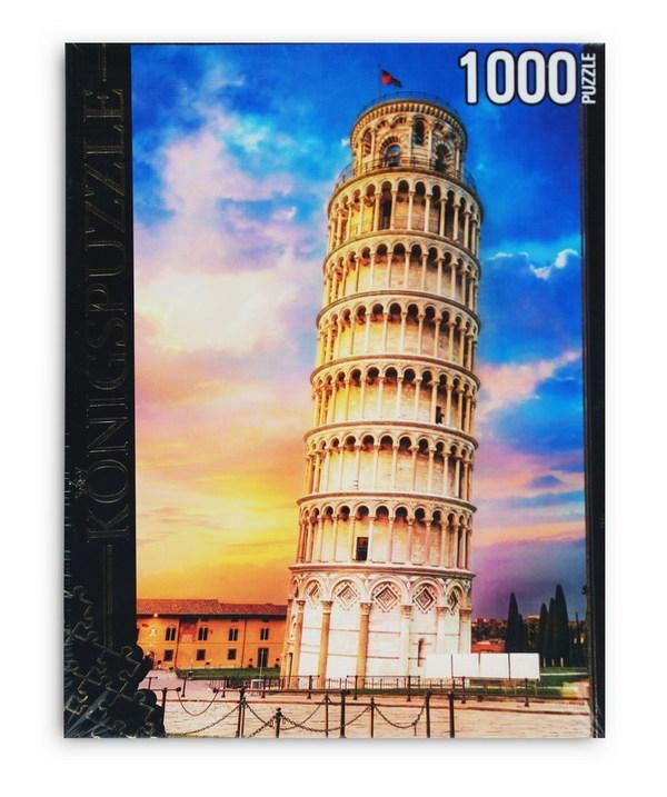 Konigspuzzle ГИК1000-8228 пазлы Пизанская башня (Италия), 1000 элементов
