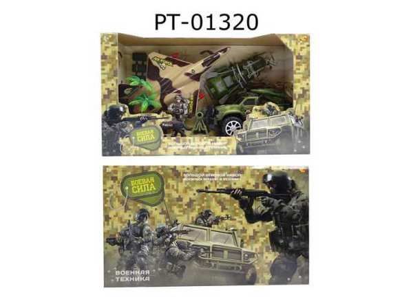 ABtoys (АБтойс) PT-01320 Боевая сила. Набор военной техники с фигуркой и акссесуарами