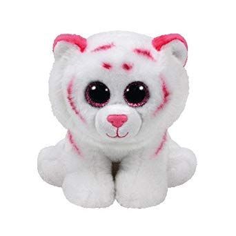 TY 42186 Beanie Boo's Мягкая игрушка Белый тигренок Tabor, 15 см
