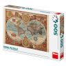 Dino 502307 Пазл Карта мира 1626 год, 500 элементов