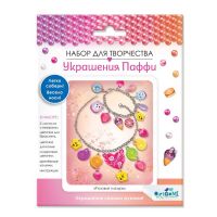 ORIGAMI 06064 Набор для творчества ORIGAMI Украшение Паффи Розовая глазурь (колье и браслет)