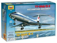 Звезда 7007з Сборная модель - Пассажирский авиалайнер Ту-134А/Б-3 1:144