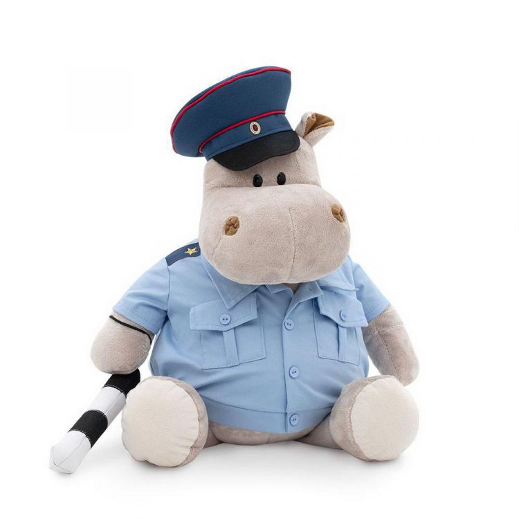 Orange Toys MC1997-117/30 Мягкая игрушка Orange Toys Бегемот Господин Полицейский 30 см