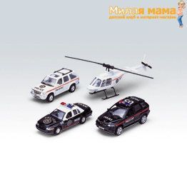 Игрушка набор машин "Полиция" 4 шт.
