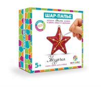 ШАР В0233 Набор ШАР-ПАПЬЕ Звездочка в коробке со стразами