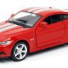 RMZ City 554029C-RD Машина металлическая Ford 2015 Mustang with Strip инерционная, цвет красный, 1:32