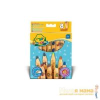 Crayola 3678 Набор утолщенных карандашей для малышей, 8 шт.
