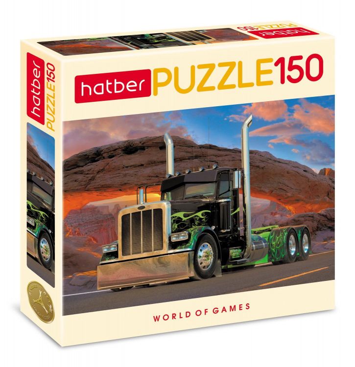 Hatber 150ПЗ4-05430 Пазл Hatber Грузовик в каньоне 150 элементов 220х330мм Hatber 150ПЗ4-05430 Пазл Hatber Грузовик в каньоне 150 элементов 220х330мм