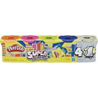 Hasbro E8142 Play-Doh Набор пластилина из 5 банок, серебряный