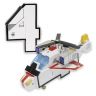 1toy Т13869 Трансботы XL "Боевой расчет ВКС" Квадрон-4