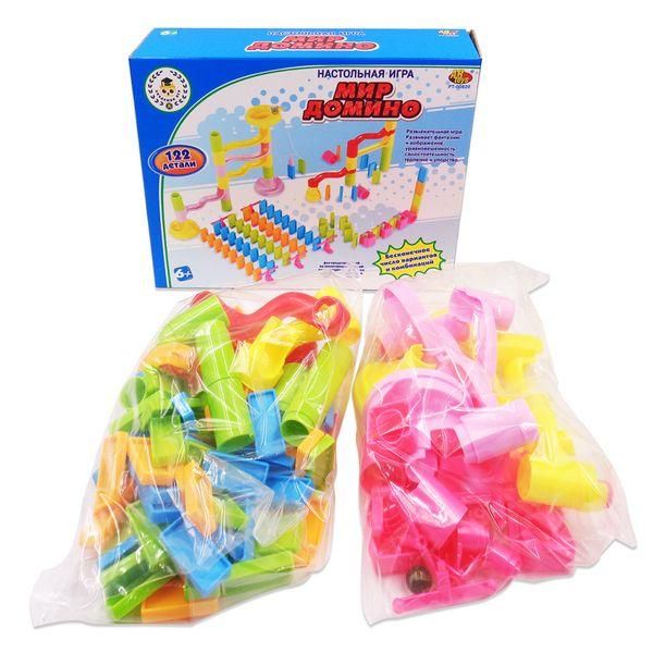 ABtoys. Академия игр PT-00820 Настольная игра "Мир Домино", 122 детали