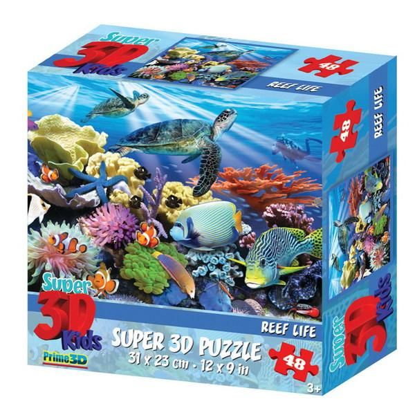 Prime 3D 13686-SBM Пазл 3D 48 Жизнь на рифе
