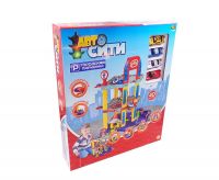 ABtoys PT-01019 Парковка 3-х уровневая с лифтом, в наборе с машинками и аксессуарами