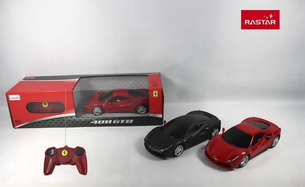 RASTAR 76000 Машина р/у 1:24, Ferrari 488 GTB, 38,5*12*10 см
