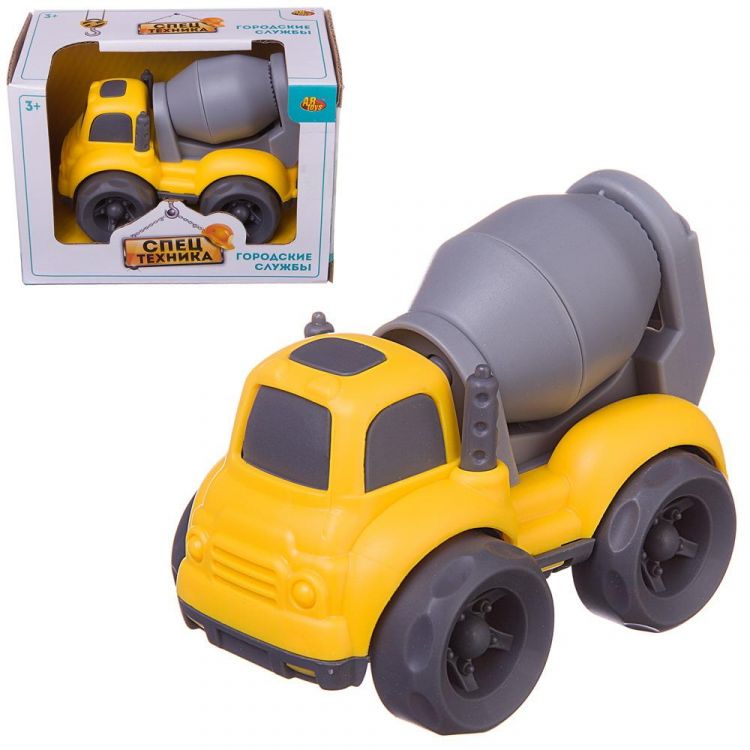 Junfa C-00397 Машинка ABtoys Спецтехника Бетономешалка, фрикционная, 10х7х8см Junfa C-00397 Машинка ABtoys Спецтехника Бетономешалка, фрикционная, 10х7х8см