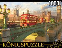Konigspuzzle МГК1000-6489 Пазл Доминик Дэвисон Утренний Биг-Бен, 1000 элементов