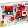 EFKO 27314 Игровой набор MultiGo Спецтехника: пожарная машина с 2 фигурками, 8 предметов