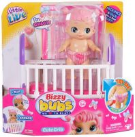 Bizzy Bubs 28475 Интерактивная кукла Грейси с кроваткой 