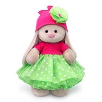 BUDI BASA StM-302 Мягкая игрушка Зайка Ми в платье с пышной юбкой из органзы, 32 см