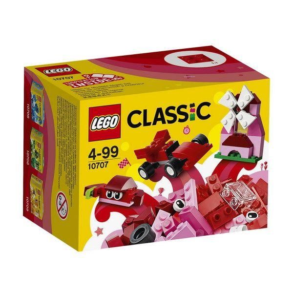 Lego Classic 10707 Конструктор Лего Классик Набор для творчества, красный, 55 деталей