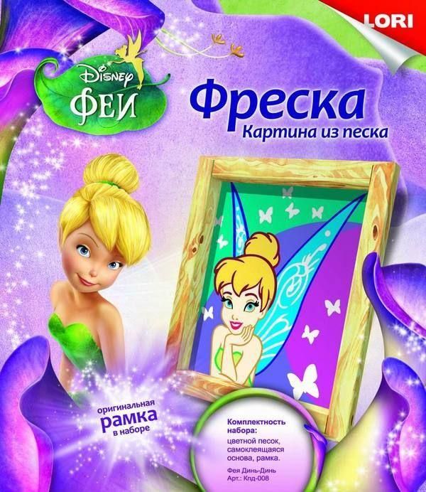 Фреска. Картина из песка. Disney Фея Динь-Динь