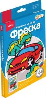 ЛОРИ Пз-Ф-003 Фреска.Картина из песка "Машинка"