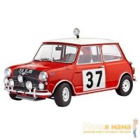 Подарочный набор с моделью Mini Cooper, ралли Монте карло, клей и краска в комплекте