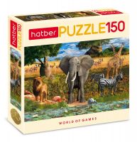 Hatber 150ПЗ4-12234 Пазл Hatber Животные саванны 150 элементов 220х330мм