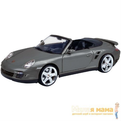Motormax 73183 Коллекционная модель машины Porsche 911 Turbo Cabriolet, 1:18