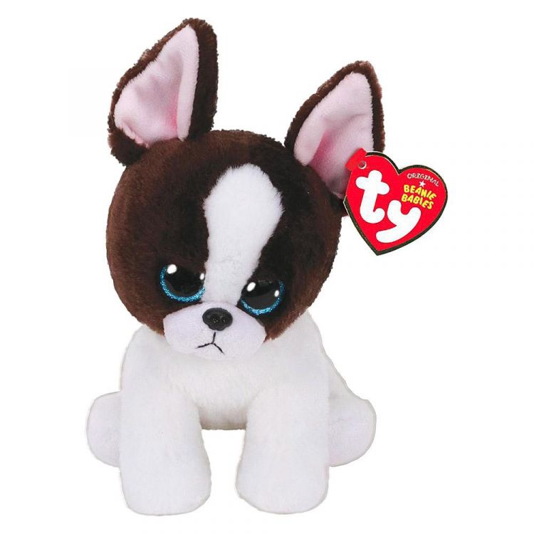 TY 36274 Beanie Boo's Мягкая игрушка Щенок  Бостонский терьер Portia, 15 см