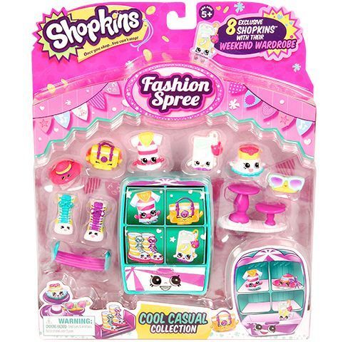 Moose 56108 Shopkins S3 Игровой набор Модная лихорадка, Гардероб