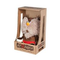 Maxitoys MT-MRT02201706-25 Мягкая игрушка Сова и кофе, 25 см