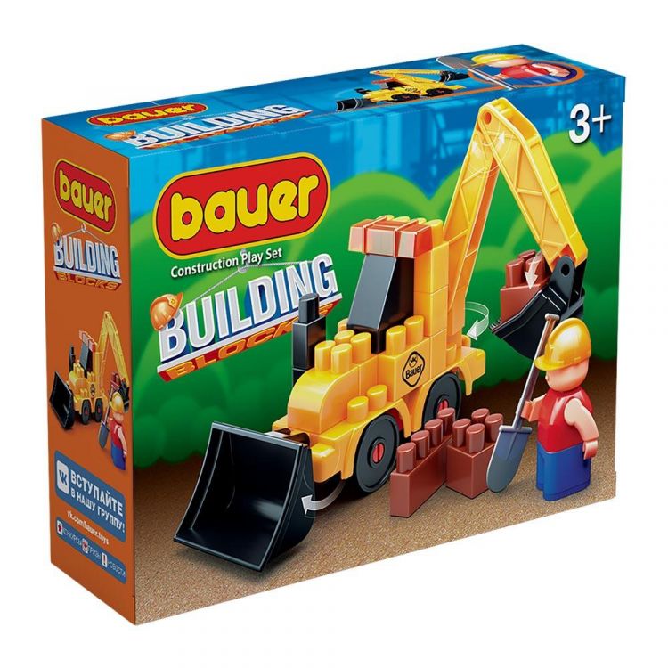 Bauer 657b Конструктор Bauer Стройка с трактором Bauer 657b Конструктор Bauer Стройка с трактором