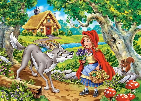 Castorland В-066117 Пазл Castorland 60 деталей Красная шапочка Castorland В-066117 Пазл Castorland 60 деталей Красная шапочка