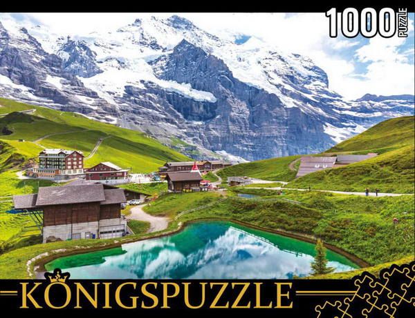 Konigspuzzle КБК1000-6458 Пазл Горный пейзаж, 1000 элементов