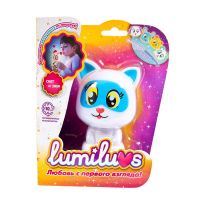 ABtoys LB0001A5 Lumiluvs Ночник Котёнок Kitty (голубой)