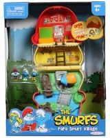 Jakks 22197 Игровой набор "Маленький Домик с мини фигуркой Папы Смурфа"